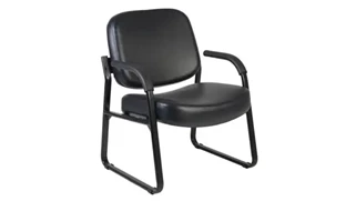 Lobby & Guest Chairs - Metal Regency Furniture Big & Tall Guest Chair with Arms