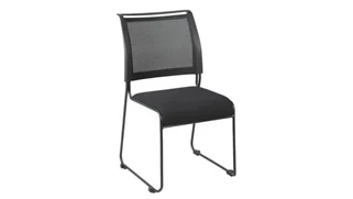 Stackable Meeting Chairs Regency Furniture Mesh Stacking Office Chairs (12 Pack)