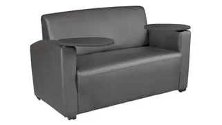 Loveseats Regency Furniture Tablet Arm Loveseat