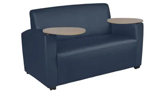 Loveseats Regency Furniture Tablet Arm Loveseat