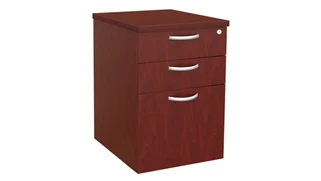 Mobile File Cabinets Regency Furniture Mobile File Cabinet 16in W x 20in D x 24in H with 3 Drawer Pedestal