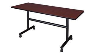 Training Tables Regency Furniture 60in W x 24in D Flip-Top Training Nesting Table