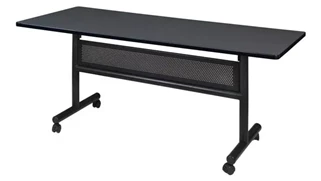 Training Tables Regency Furniture 60in W x 30in D Flip-Top Training Nesting Table with Modesty Panel