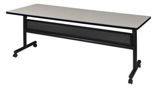 Training Tables Regency Furniture 72in W x 30in D Flip-Top Training Nesting Table with Modesty Panel
