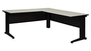 L Shaped Desks Regency Furniture 66in x 78in L-Shape Desk Shell