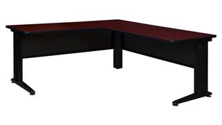 L Shaped Desk Shells Regency Furniture 72in x 78in L-Shape Desk Shell