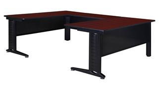 Steel & Metal Desks Regency Furniture 66in x 72in U-Shape Desk Shell