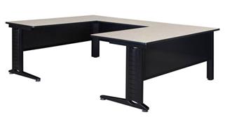 Steel & Metal Desks Regency Furniture 66in x 78in U-Shape Desk Shell