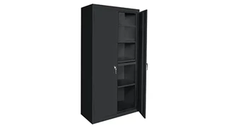 Tall Storage Cabinets Steel Cabinets USA 36in W x 18in D x 72in H Stationary Storage Cabinet