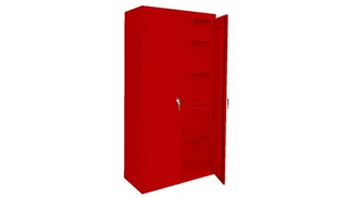 Tall Storage Cabinets Steel Cabinets USA 36in W x 18in D x 72in H Stationary Storage Cabinet