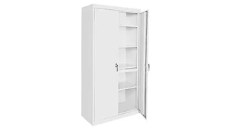 Tall Storage Cabinets Steel Cabinets USA 36in W x 18in D x 72in H Stationary Storage Cabinet