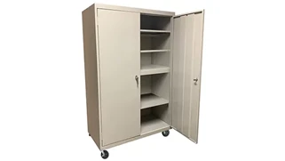 Tall Storage Cabinets Steel Cabinets USA 36in x 18in x 72in Mobile Storage Cabinet