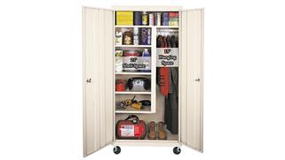 Storage Cabinets Steel Cabinets USA 36in x 24in x 66in Mobile Combination Cabinet