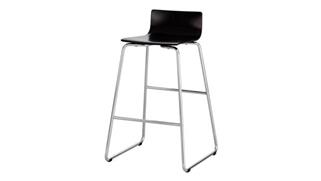Bar Stools Safco Office Furniture Bosk® Wood Stool, Bistro Height
