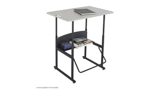 School Desk Safco Office Furniture Adjustable-Height Stand-Up Desk