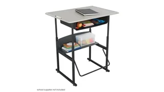 School Desk Safco Office Furniture Adjustable-Height Stand-Up Desk