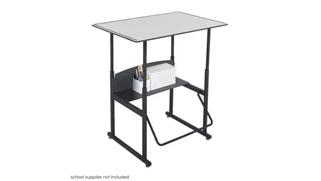 School Desk Safco Office Furniture Adjustable-Height Stand-Up Desk