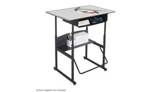 School Desk Safco Office Furniture Adjustable-Height Stand-Up Desk