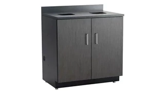 Low Storage Cabinets Safco Office Furniture Hospitality Base Cabinet, Waste Receptacle