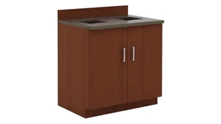 Low Storage Cabinets Safco Office Furniture Hospitality Base Cabinet, Waste Receptacle
