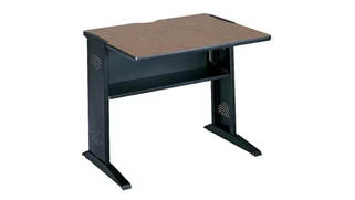 Stand-Alone Desk Shells Safco Office Furniture 36in W Reversible Top Computer Desk