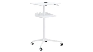 Computer Carts Safco Office Furniture Pneumatic Height-Adjustable Stand-Up Mobile Workstation