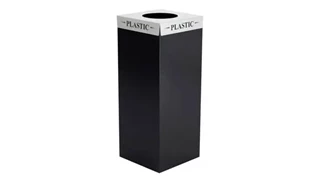 Trash Cans & Waste Receptacles Safco Office Furniture Square-Fecta™ Plastic Lid