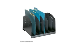 Desktop Organizers Safco Office Furniture Steel Desk Rack 6 Upright Sections