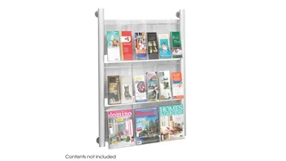 Literature Organizers Safco Office Furniture Luxe™ Magazine Rack - 9 pocket