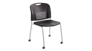 Stackable Meeting Chairs Safco Office Furniture Vy™ Straight Leg w/ Caster (Qty. 2)