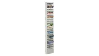 Literature Organizers Safco Office Furniture 23-Pocket Steel Magazine Rack