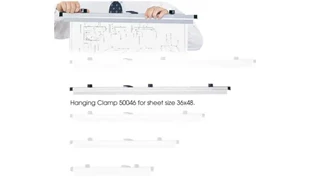 Literature Organizers Safco Office Furniture 36in Hanging Clamps for 36in x 48in Sheets
