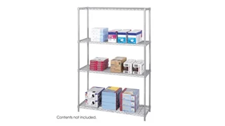 Shelving Safco Office Furniture in Dustrial Wire Shelving, 48in x 18in