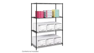 Shelving Safco Office Furniture in Dustrial Wire Shelving, 48in x 18in