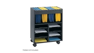 Mobile File Cabinets Safco Office Furniture Go Cart™ Mobile Cart