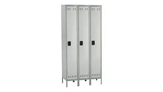 Employee Lockers Safco Office Furniture Bank of 3 Single Tier Lockers