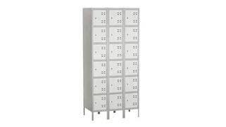 Employee Lockers Safco Office Furniture Bank of 3 Box Lockers
