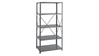 Shelving Safco Office Furniture 36in W x 24in D x 75in H Commercial 5 Shelf Unit