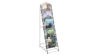 Literature Organizers Safco Office Furniture Onyx™ Floor Rack 5 Pocket
