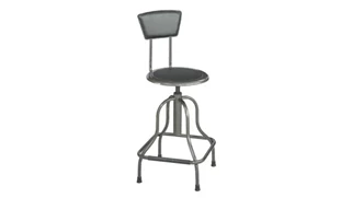 Drafting Stools Safco Office Furniture Diesel High Base Stool with Back