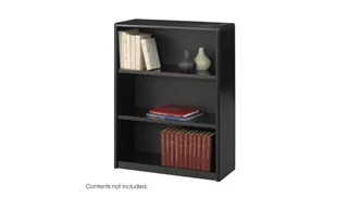 Low Bookcases Safco Office Furniture 3-Shelf ValueMate® Economy Bookcase
