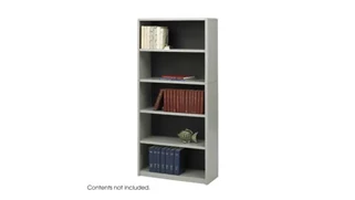 Standard Bookcases Safco Office Furniture 5-Shelf ValueMate® Economy Bookcase