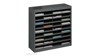 Mail Sorters Safco Office Furniture Steel 36 Compartment Letter Size Literature Organizer