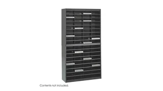 Mail Sorters Safco Office Furniture Steel 72 Compartment Letter Size Literature Organizer