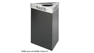 Trash Cans & Waste Receptacles Safco Office Furniture 15 Gallon Waste Receptacle