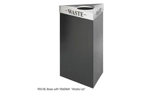 Trash Cans & Waste Receptacles Safco Office Furniture 17 Gallon Waste Receptacle