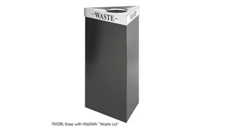 Trash Cans & Waste Receptacles Safco Office Furniture 19 Gallon Waste Receptacle