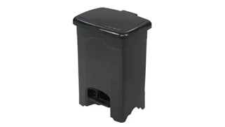 Trash Cans & Waste Receptacles Safco Office Furniture Plastic Step-On Receptacle, 4-Gallon
