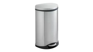 Trash Cans & Waste Receptacles Safco Office Furniture Ellipse Step On Receptacle 12.5 Gallon