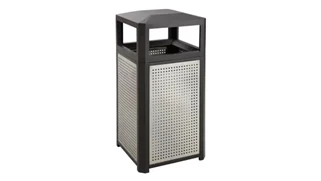 Trash Cans & Waste Receptacles Safco Office Furniture Evos™ Series Steel Receptacle, 38 Gallon